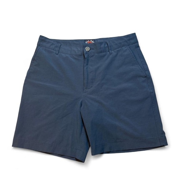 Faherty Other - Faherty Allday Shorts Mens 31 Blue Stretch 7 Inch Inseam Drawstring Chino Casual